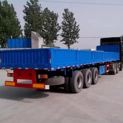 Self-dumping 3-Axis Fence Semi-Trailer with and Cross Arm Type Suspension Systems