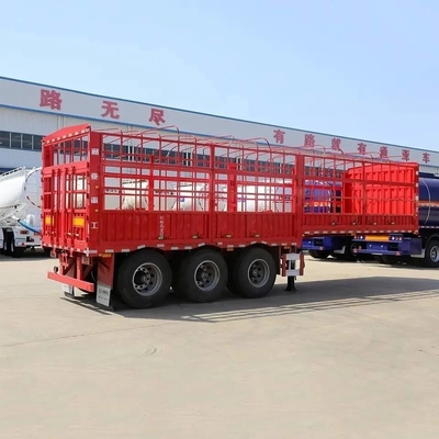 3-Axis Fence Semi-Trailer with Customization Option and 8.12.16 Tire Number