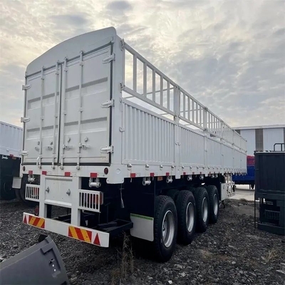 8 Tons Capacity Van-Type Fence Cargo Semi-Trailer for Sturdy and Dependable Hauling