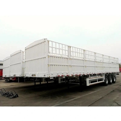 Cross Arm Type 3 Axle 40 Ton Fence Semi-Trailer with Air Suspension Axle and Versatile
