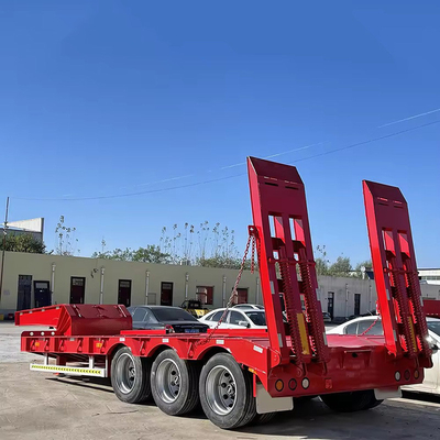 13t Axle 40FT Container Flatbed Semi Trailer Tandem Customized Trailer with 12 Tires