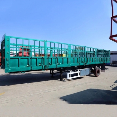 ABS Anti-lock Braking System 3-Axle Fence Cargo Semi-Trailer for Transporting Goods
