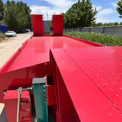 40 FT Flat Half Low Bed Loader Hook Board Transport Trailer with Tread 1820mm Flatbed