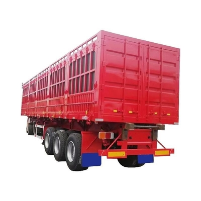 3-Axis Cargo Fence Side Wall Trailer Carrying Capacity of 30 Tons 40 Tons and 60 Tons