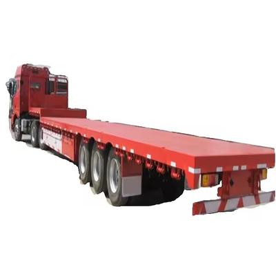Self-dumping Low Bed Trailer with 120t Loading Capacity and Self-dumping Function
