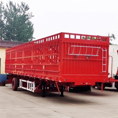 3 Axle Fence Drop Side Board Sidewall Trailer Cargo Semi-Trailer with Customization