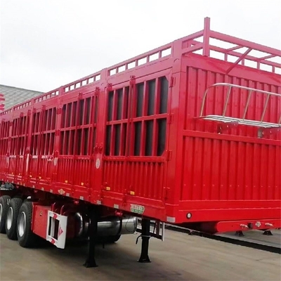3 Axle Fence Drop Side Board Sidewall Trailer Cargo Semi-Trailer with Customization