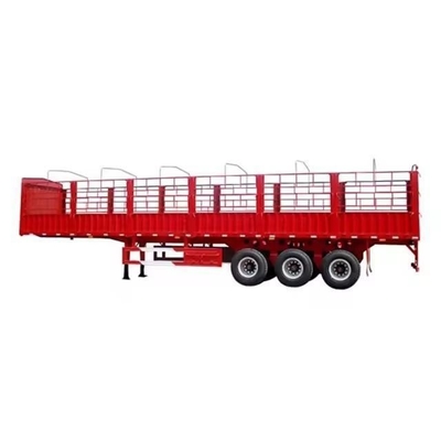 3 Axle Fence Drop Side Board Sidewall Trailer Cargo Semi-Trailer with Customization