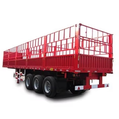 40 Tons Bulk Cargo Transport Semi-Trailer with High Hurdle and ABS Anti-lock Braking