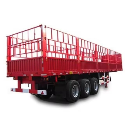 40 Tons Bulk Cargo Transport Semi-Trailer with High Hurdle and ABS Anti-lock Braking