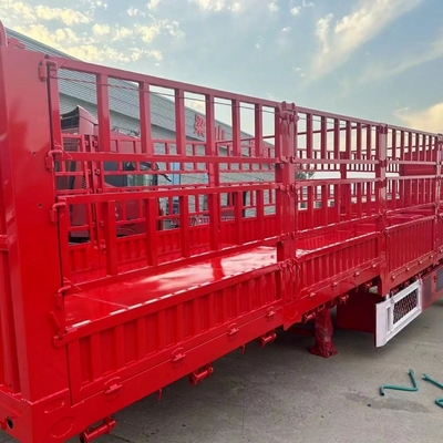 40 Tons Bulk Cargo Transport Semi-Trailer with High Hurdle and ABS Anti-lock Braking