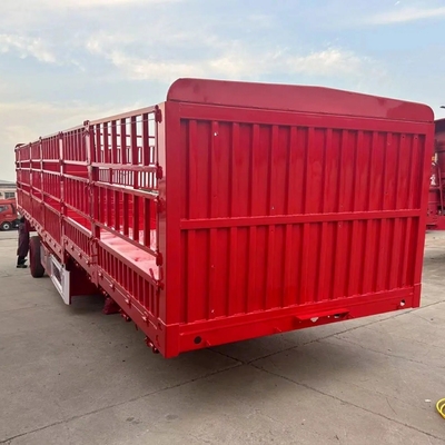 40 Tons Bulk Cargo Transport Semi-Trailer with High Hurdle and ABS Anti-lock Braking