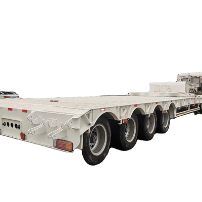 20FT 40FT Flat Bed Transport Container Flatbed Trailer with 10 Tires and 2.3 Axles