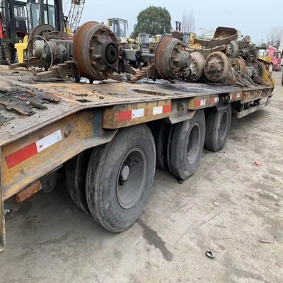 Lowboy Trailer with Trailing Arm Suspension System Heavy Duty Lowbed Low Bed Semi Trailer