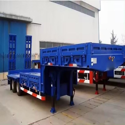 13500X3000X1550 mm Most Popular 11 Axle 40 Ton Low Bed Semi Trailer at Customization