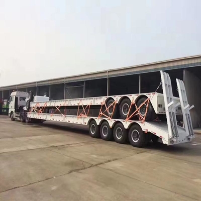13500X3000X1550 mm Most Popular 11 Axle 40 Ton Low Bed Semi Trailer at Customization