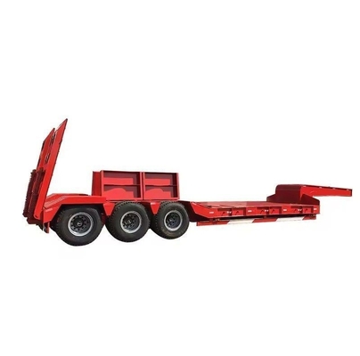 Self-dumping 6-Line 12-Axle Gooseneck Low Bed Semi-Trailer for Heavy Duty Machinery