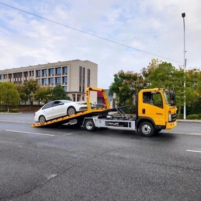 After-sales Service on Line Technical Support 130HP Mobile Flatbed Tow Truck Wrecker