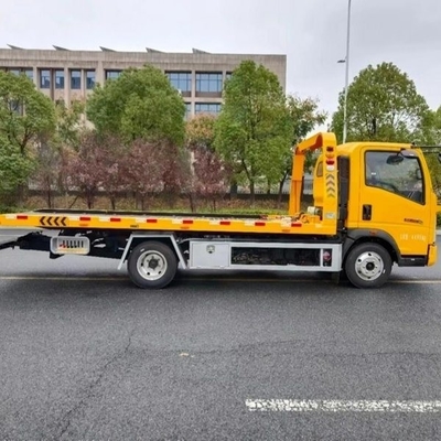 Japan I-Suzu Wrecker Tow Truck Remote Control Hydraulic Roll Back Flatbed 4X2 6 Wheels