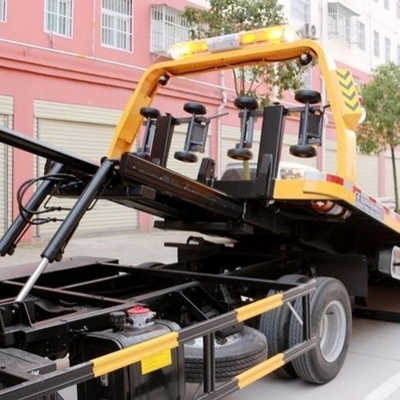 Japan I-Suzu Wrecker Tow Truck Remote Control Hydraulic Roll Back Flatbed 4X2 6 Wheels
