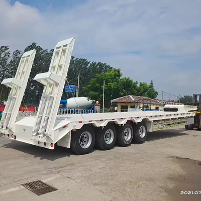 Customizable Dual Tri Axle 40FT Flatbed Chassis Semi Trailer with Flatbed Design