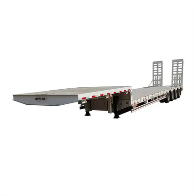 Customizable Dual Tri Axle 40FT Flatbed Chassis Semi Trailer with Flatbed Design