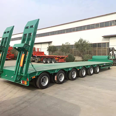 Direct 3 Axles 40FT 60FT Container Chassis Flat Bed Semi Trailer with 12r22.5 Tires