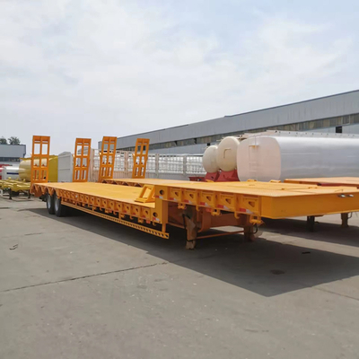 Direct 3 Axles 40FT 60FT Container Chassis Flat Bed Semi Trailer with 12r22.5 Tires