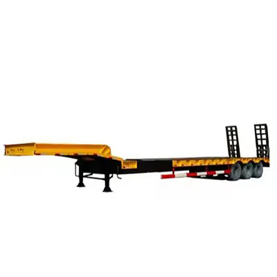 Direct 3 Axles 40FT 60FT Container Chassis Flat Bed Semi Trailer with 12r22.5 Tires