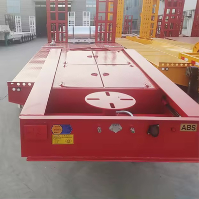60tons Capacity Extendable Flatbed Trailer with 4 Axles and Low Fuel Consumption