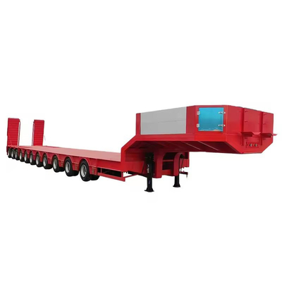 Trailing Arm Suspension System 40 Foot Flatbed Semi-Trailer for Container Transport