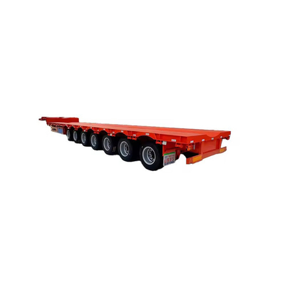 Trailing Arm Suspension System 40 Foot Flatbed Semi-Trailer for Container Transport