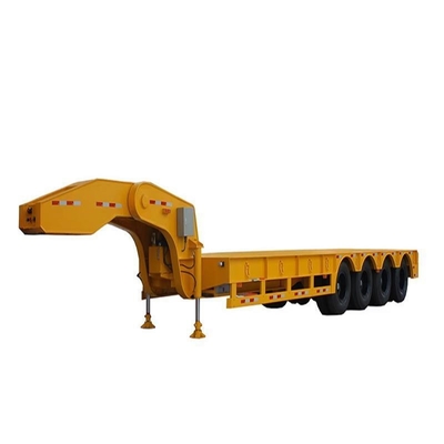 40 Tons Low Bed Truck Trailer for Logistic Transportation in Saudi Arabia No ABS