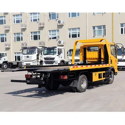 FAW 13tons Towing Wrecker Flat Bed Recovery Truck with On Line Technical Support