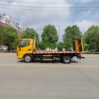 Dongfeng 8 10 Ton Towing Weight Euro III IV V Diesel 21m 5 Ton Winch Recovery Flatbed Tow Truck