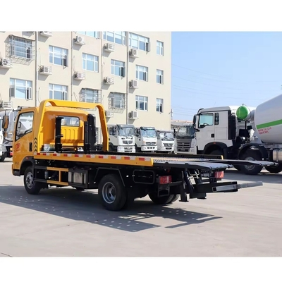Dongfeng 8 10 Ton Towing Weight Euro III IV V Diesel 21m 5 Ton Winch Recovery Flatbed Tow Truck