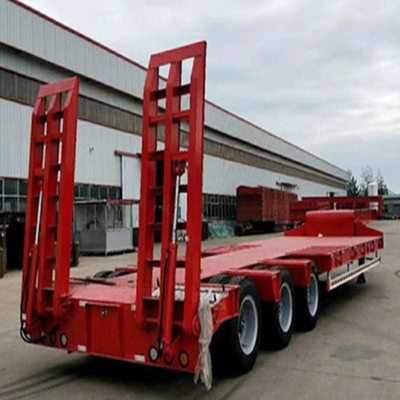 Low Bed Semi Trailer Flatbed Trailer Axle Customizable for Customer Requirements