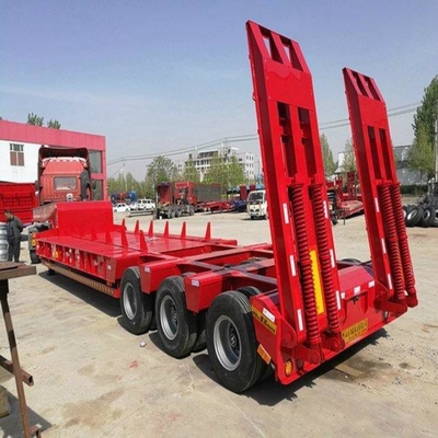 Low Bed Semi Trailer Flatbed Trailer Axle Customizable for Customer Requirements