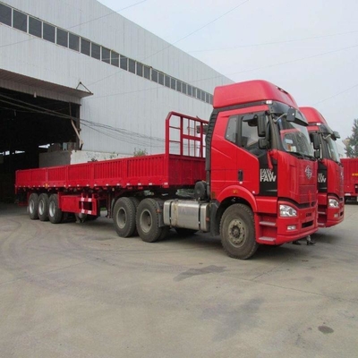 Customization 3 Axles Excavator Transport 60ton Used Lowbed Semi Trailers with 13t Axle