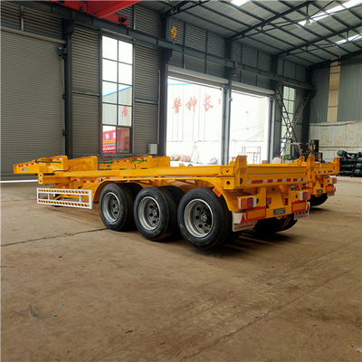 Multi-Axle Flatbed Low Bed Trailers Loader Flat Bed Truck Semi Trailer Tread 1820mm