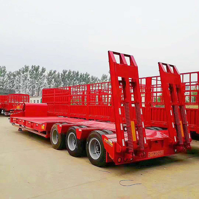 12 Tire Number 20FT 40FT 45FT Container Transport Flatbed Semi Trailer with Twist Lock