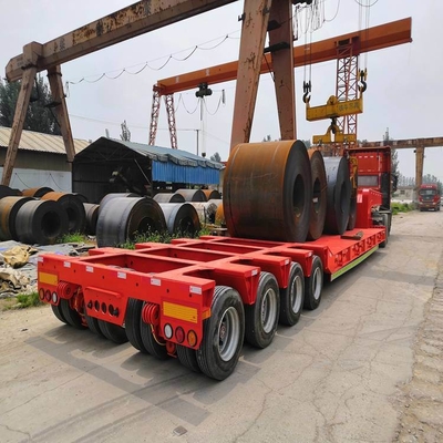 12 Tire Number 20FT 40FT 45FT Container Transport Flatbed Semi Trailer with Twist Lock