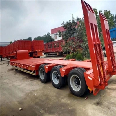 12 Tire Number 20FT 40FT 45FT Container Transport Flatbed Semi Trailer with Twist Lock