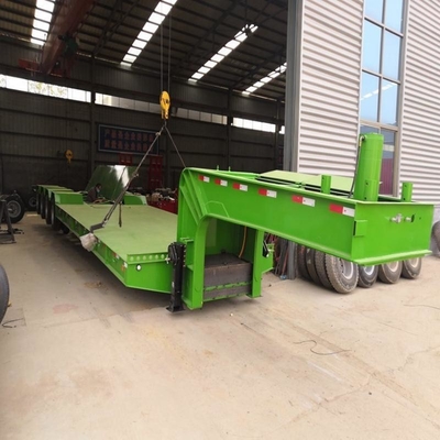 12 Tire Number 20FT 40FT 45FT Container Transport Flatbed Semi Trailer with Twist Lock