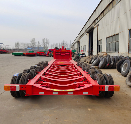 Heavy Duty Flatbed Mafi Semi Trailer with Mac Pherson Type Suspension and Low Chassis