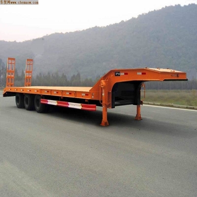 Heavy Duty Flatbed Mafi Semi Trailer with Mac Pherson Type Suspension and Low Chassis