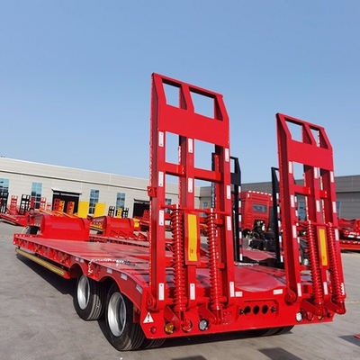 Heavy Duty Flatbed Mafi Semi Trailer with Mac Pherson Type Suspension and Low Chassis