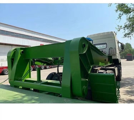 50 Ton Green Loader Truck Trailer 3 4-Axis Customization 1 Year After-sales Service