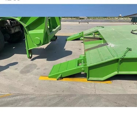50 Ton Green Loader Truck Trailer 3 4-Axis Customization 1 Year After-sales Service