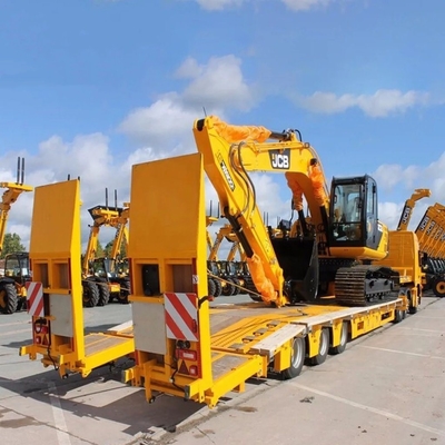 Not Self-dumping Low Flat Trailer for Heavy Duty Transportation